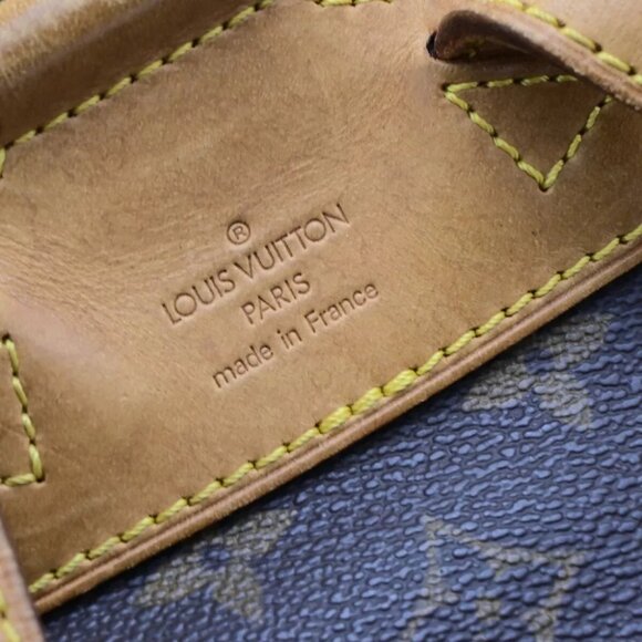LOUIS VUITTON Montsouris MM Backpack Bag Monogram Leather Brown M51136 77ED313 main image 10